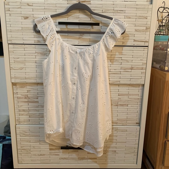 Hatch Eyelet Fleur Tank - Picture 2 of 3